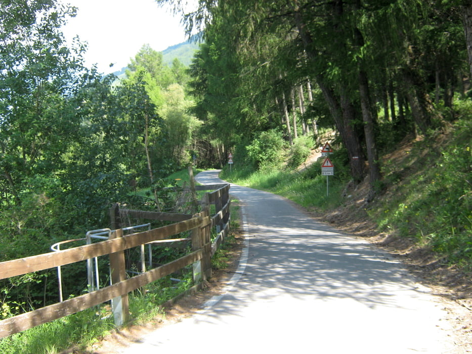 Vinschgau-Etsch-Radweg vom Mals nach Meran