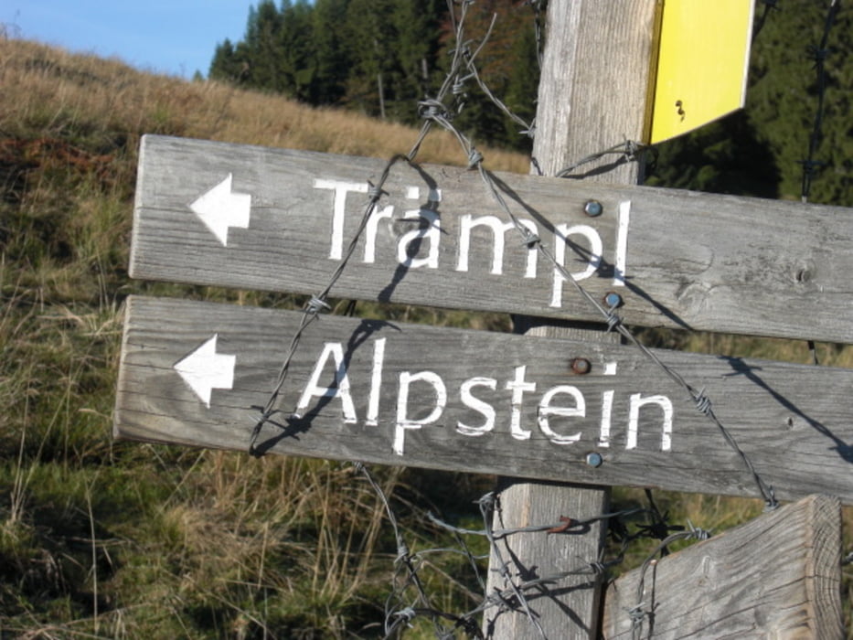 Ebenforstalm über Trämpl und Alpstein