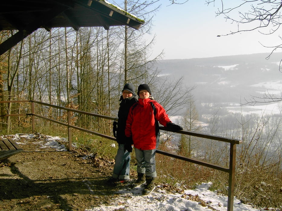 Kurze Winterrunde durch den Lattenwald