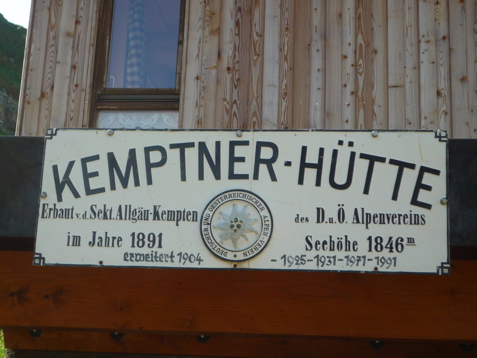 E5 ( 2 ) Kemptner Hütte - Memminger Hütte