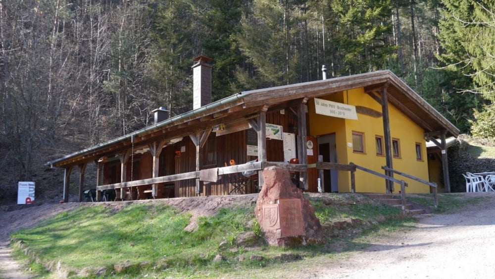 Pfälzer Rundwanderung mit Einkehr - Hütte Am Schmalstein