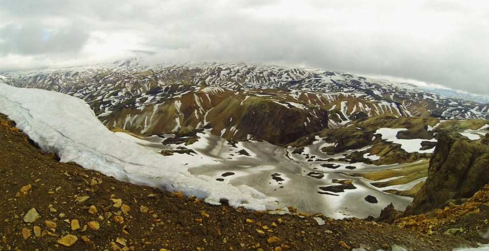 Traumhafte Wanderung in einer malerischen fast unwirklichen Landschaft : Island Landmannalaugar