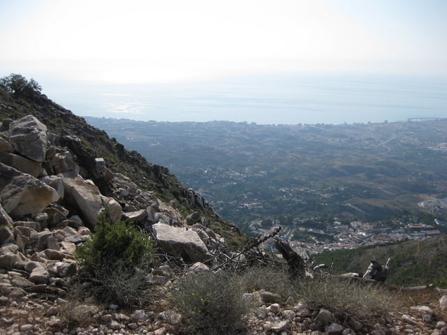 Höhenweg oberhalb Mijas