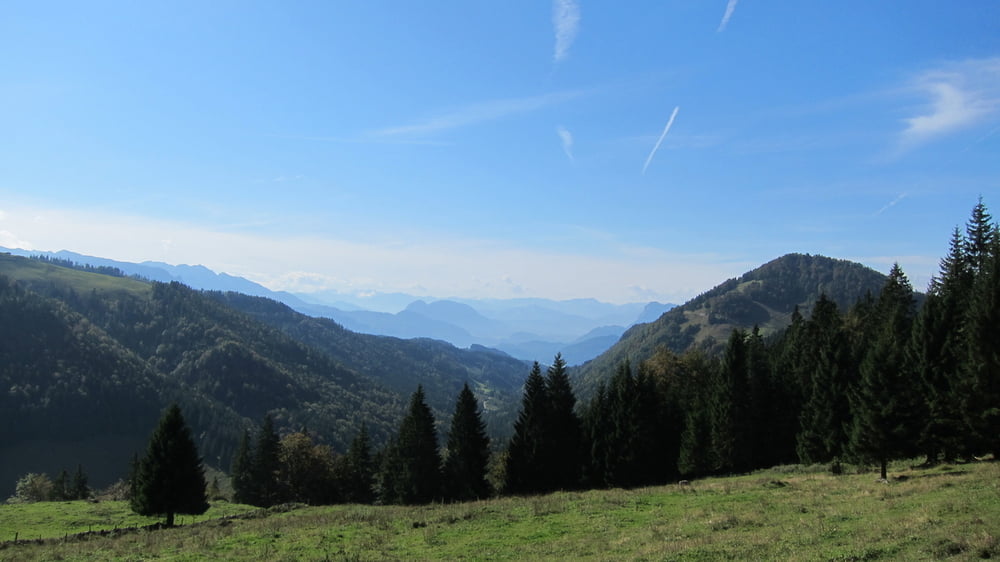 Sicht bis zum Alpenhauptkamm