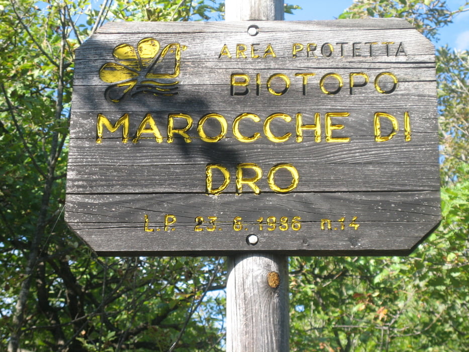 Von Arco zur Marocche mit Abstecher zum Lago di Toblino