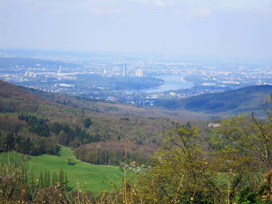 auf einsamen Pfaden im Siebengebirge
