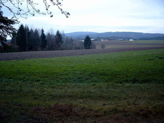 Großer Kornberg  (826 m)  Selb - Gr. Kornberg - Rehau