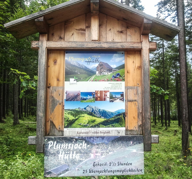 Isar (Bayern) - Sylvensteinssee - Engtal (Tirol) - Plumsjochhütte und zurück