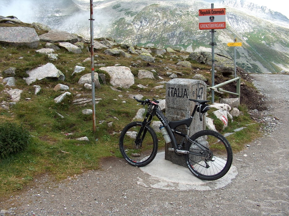 Grenze am Pfitscher-Joch