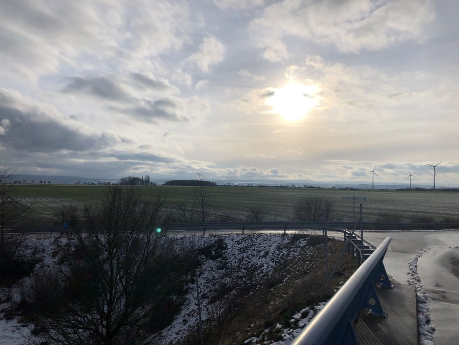 Erst gegen den Wind, dann Gegenwind