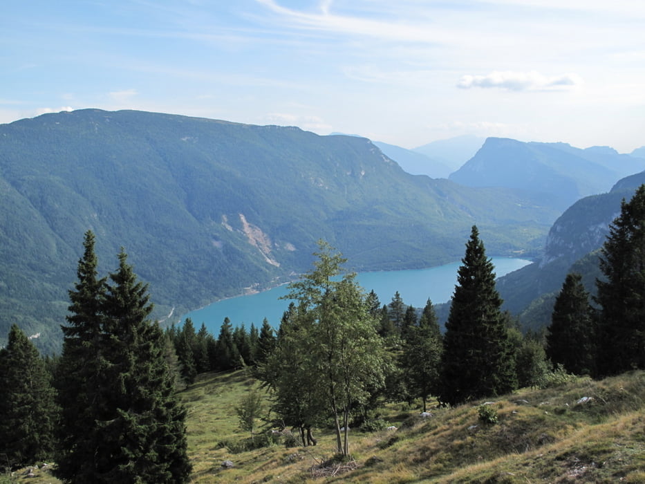 Kleine Trainingsrunde über Molveno