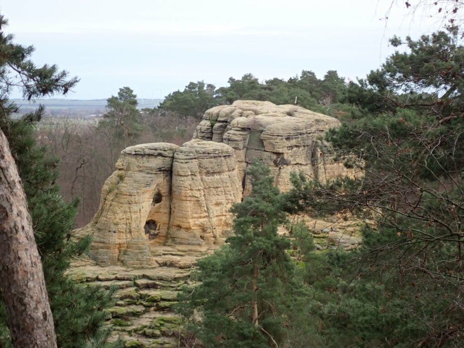Fünffingerfelsen - Winnetoufelsen - Gläserner Mönch