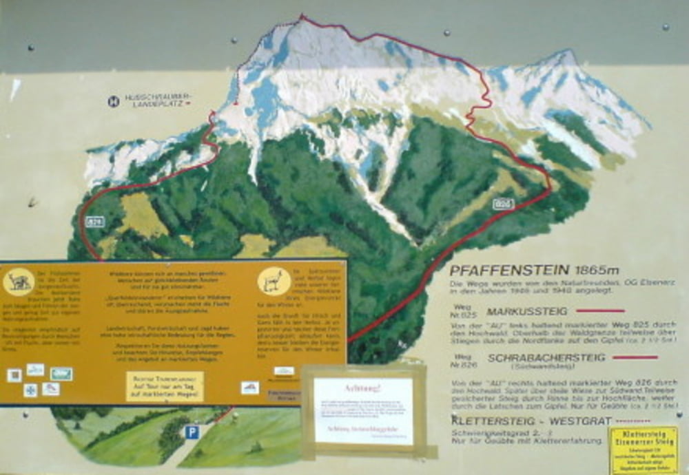 Eisenerzer Klettersteig (C/D) Südwandsteig (A/B) Pfaffenstein