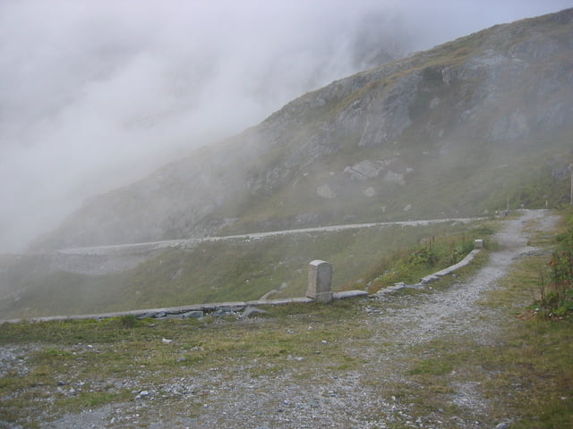 Militärweg oben am Tilliacher Joch