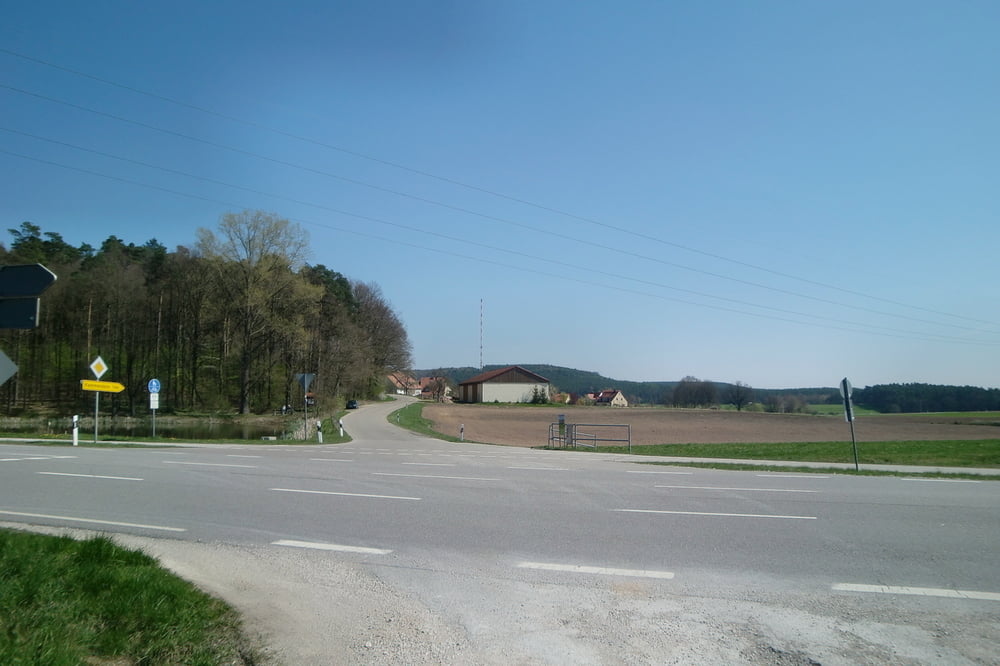 Südwestlich von Schwabach