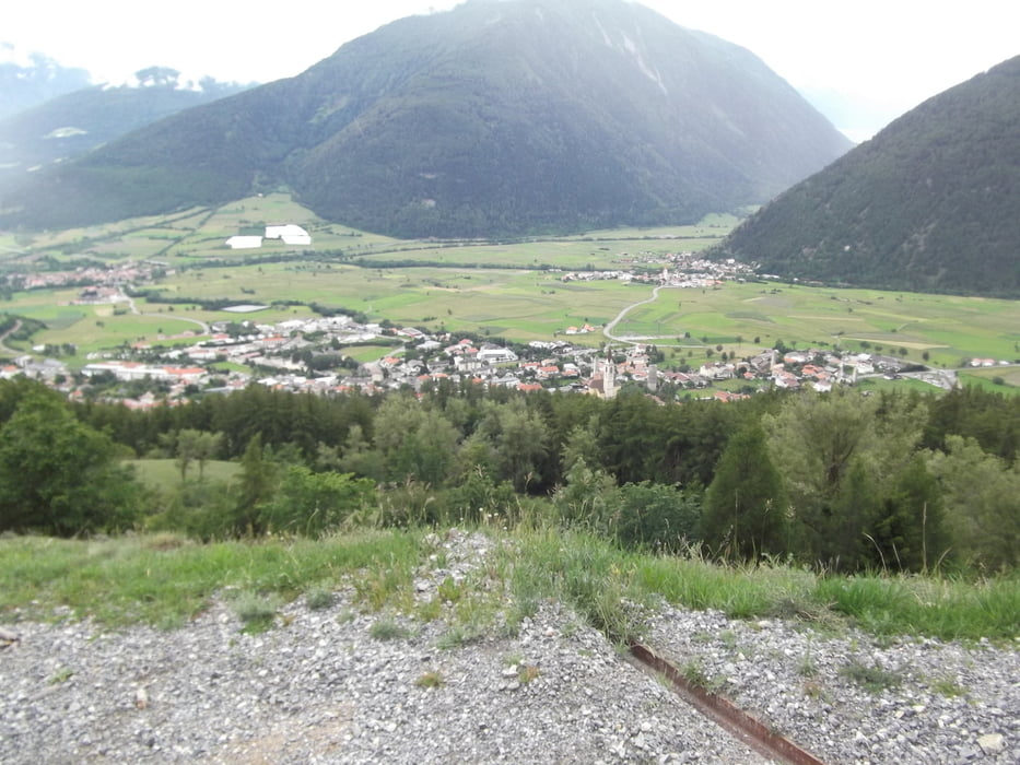 Panorama Abendrunde um Mals