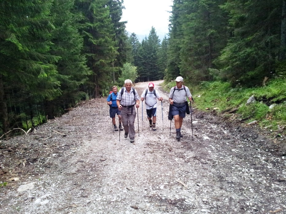 Von Kulm Aufstieg auf Grimming
