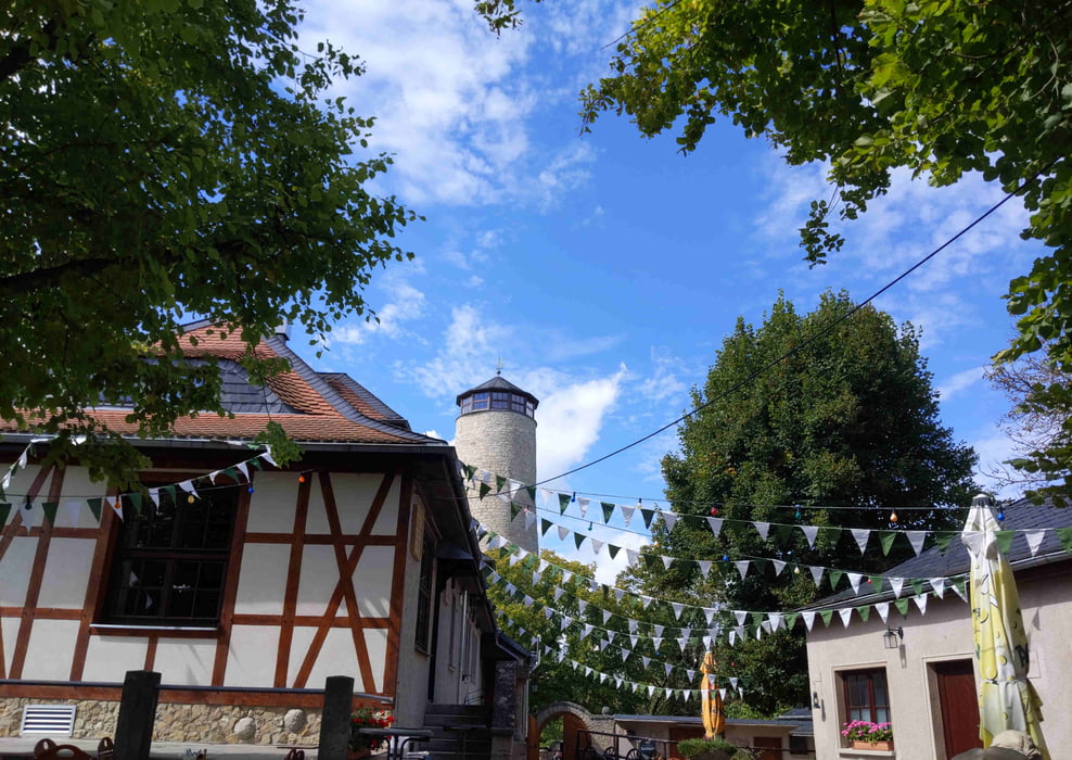 Vom Fuchsturm aus Jena von oben beäugt