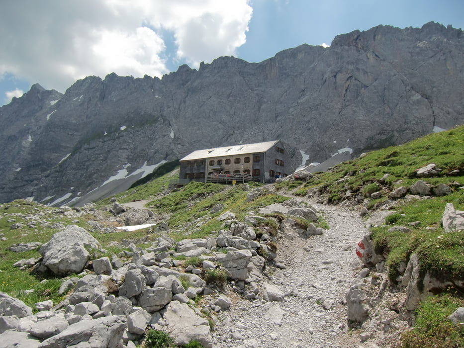 Karwendeltour Tag2: Falkenhütte zur Lamsenjochhütte