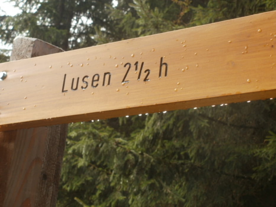 Rauf zum Lusen