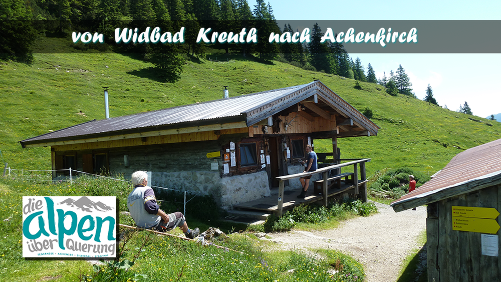 die Alpenüberquerung: Wildbad Kreuth - Achenkirch