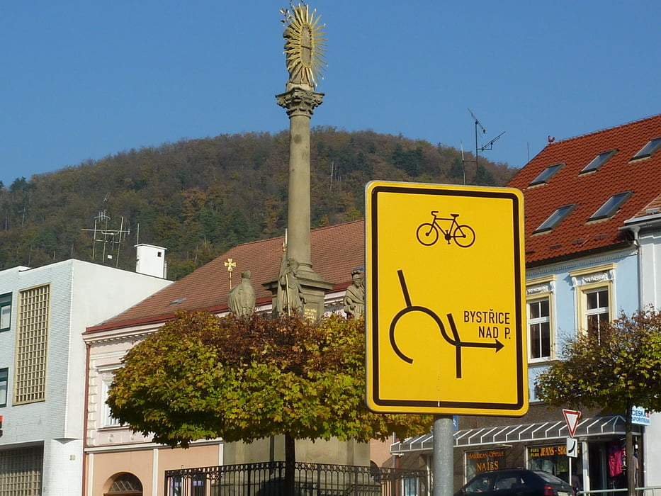 Tschechischer Radwanderweg 1: 002 Tisnov - Bystrice n. Pernstejnem