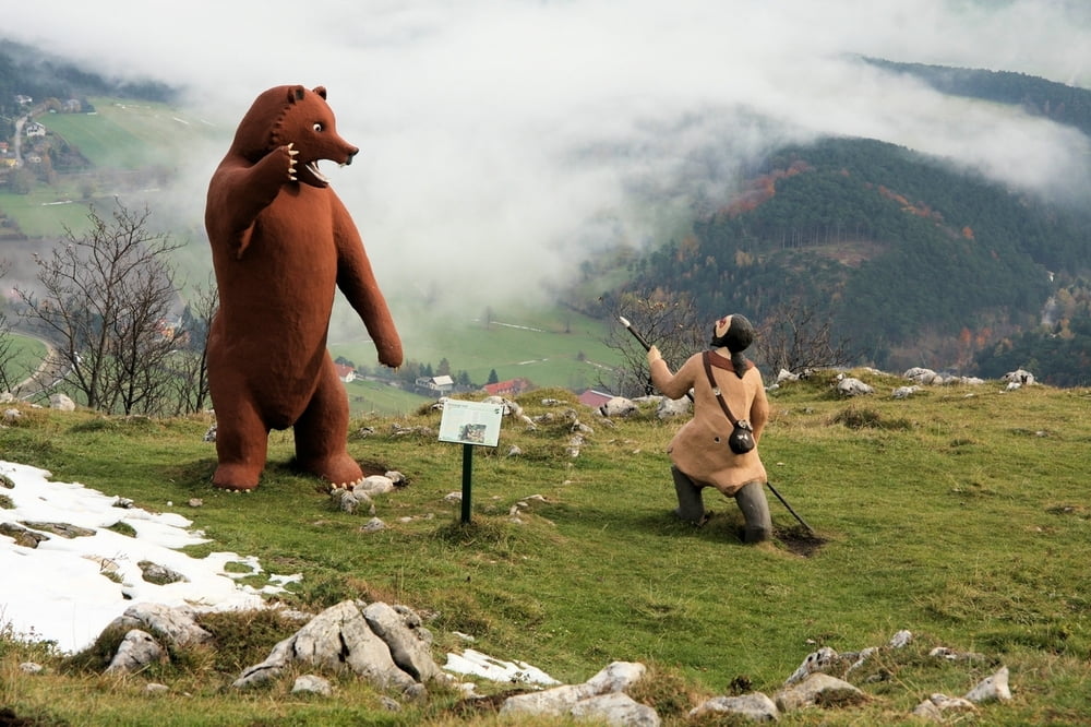 Der Kampf mit dem Bären (Frühbesiedelung)