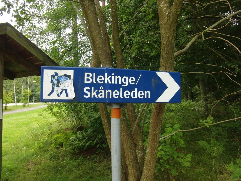Skåneleden/Blekingeleden Etappe 1 Skölvesborg - Grundsjön