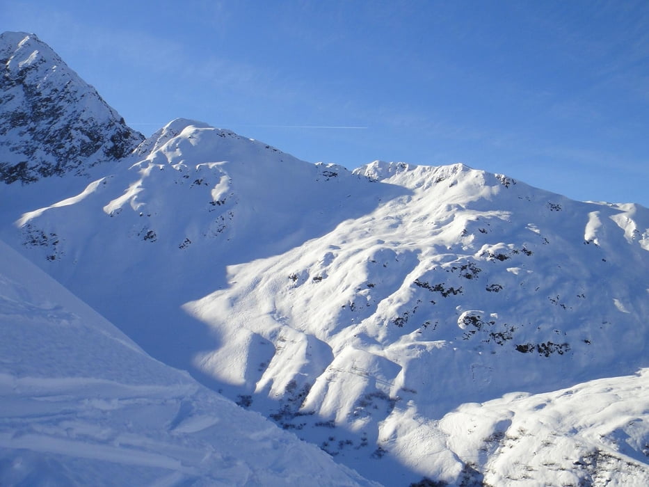 Lobspitze mit Tourenski u. Alpinschuhen