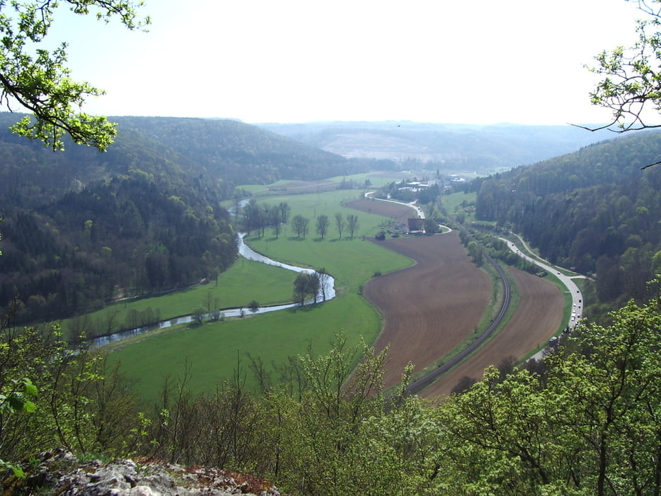 Vom Blautopf über Nägelesfels zum Rusenschloß und zurück