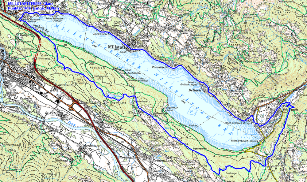 Rund uman Millstaettersee, einmal anders