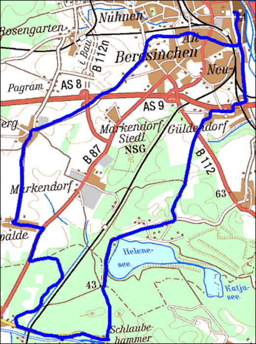 101) Frankfurt - Liberg - Junkerfeld - Helenesee - FF
