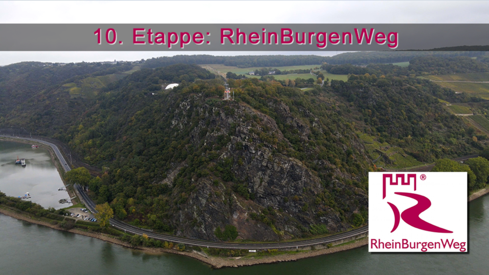 10. Etappe Rheinburgenweg (RBW):  Sankt Goar - Oberwesel