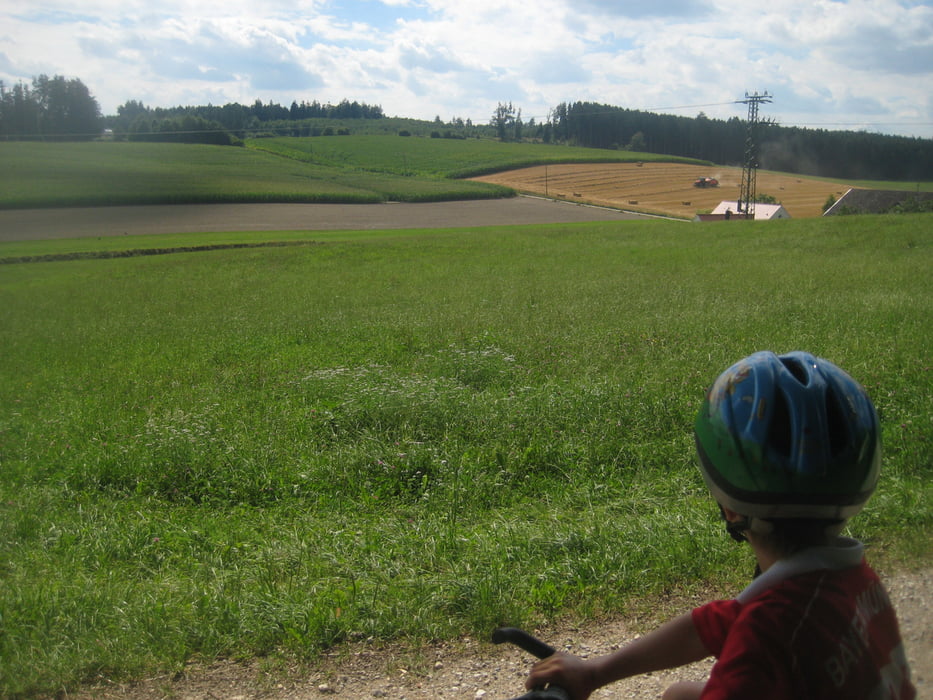 Schöne Kindertour zum Eis Essen nach Markt Indersdorf