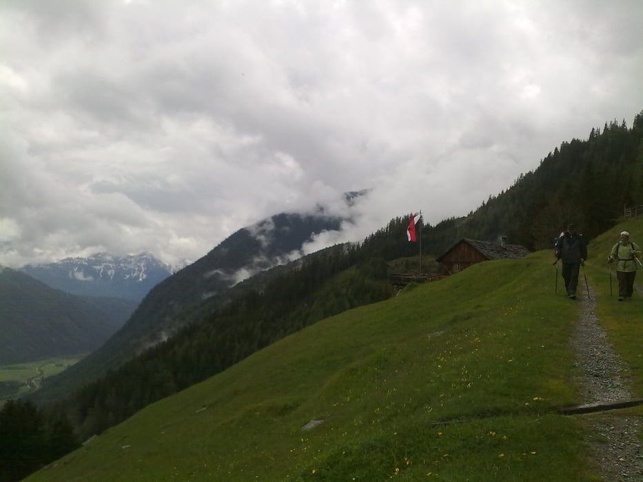 Familienwanderung auf die Kumpfleralm