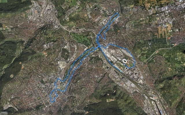 Stuttgarter Halbmarathon 2009 -  TRAININGSRUNDE