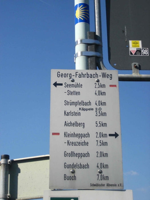 Jakobsweg Endersbach - Esslingen