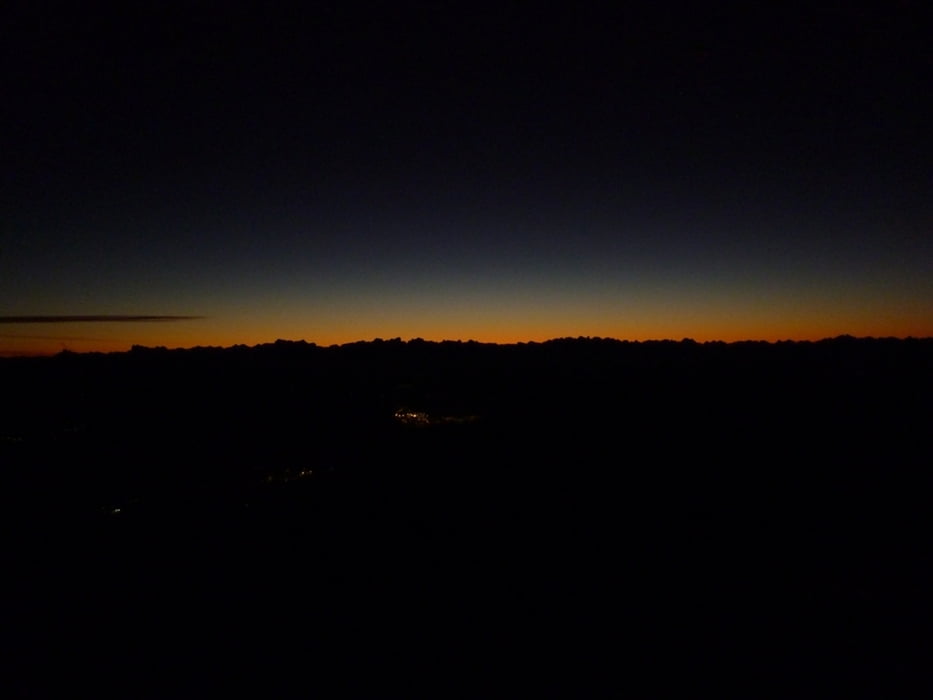 Sonnenaufgang auf der großen Laugenspitze (2434m)