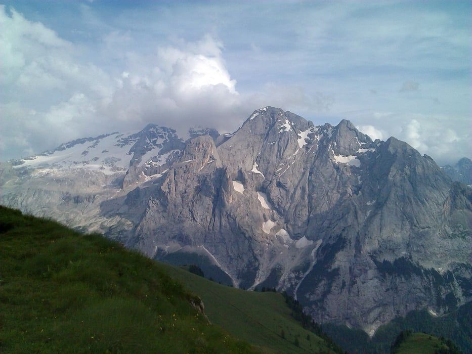 Dolomity: Arabba -Rif. Padon -Ornela -Rif. Viel dal Pan -Passo Pordoi 