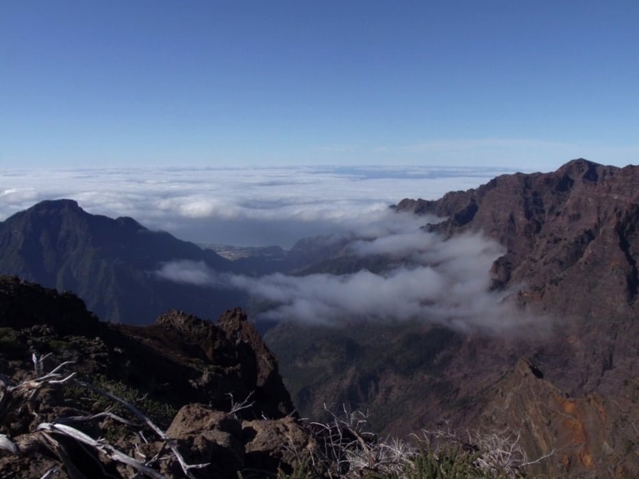 Vom Pico de la Cruz zum Roque de los Muchachos