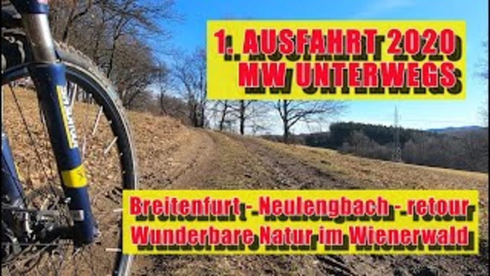 Wienerwald - Buchberg, Ausfahrt am 1.2.2020 bei 16°C