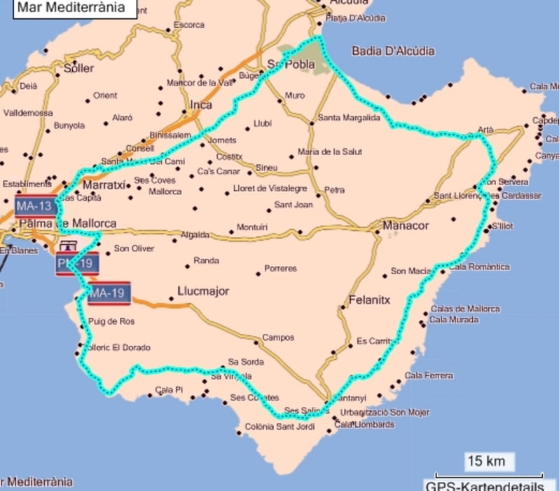 HvdH-95 "Mallorca Inselumrundung ohne Westküste"