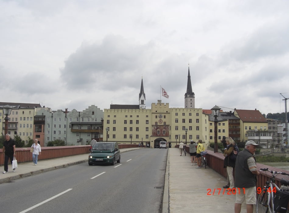 Benediktradweg Teilstrecke von Wasserburg nach Marktl