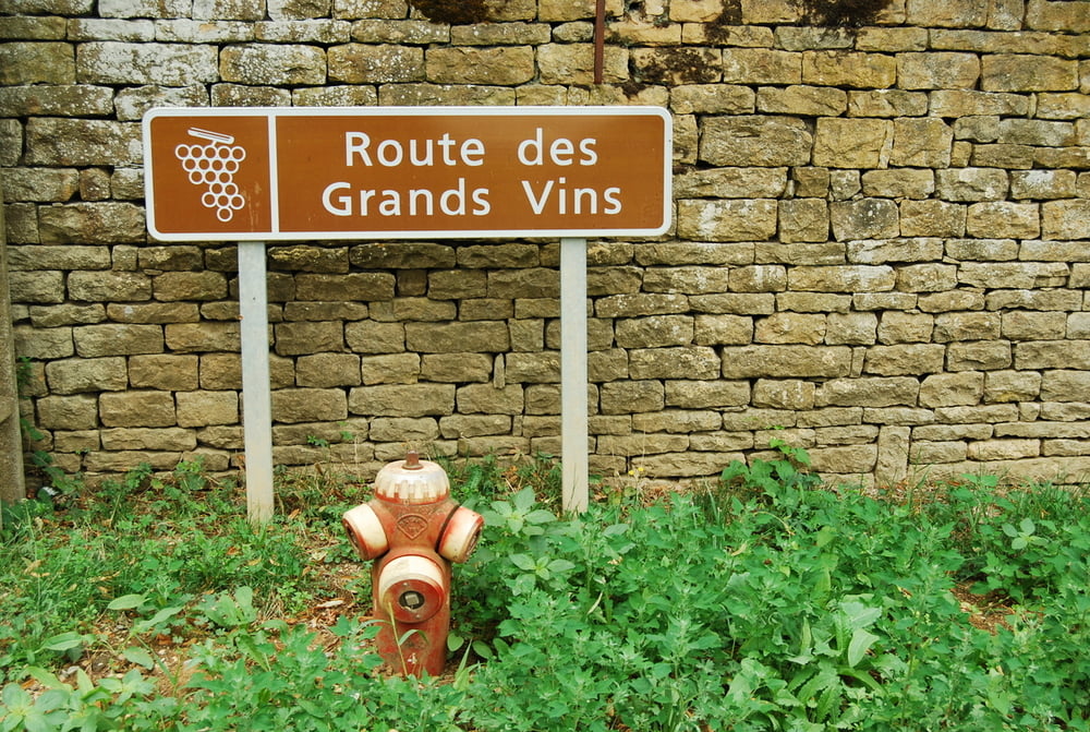 Wandern durch die Weinberge bei Buxy im Burgund