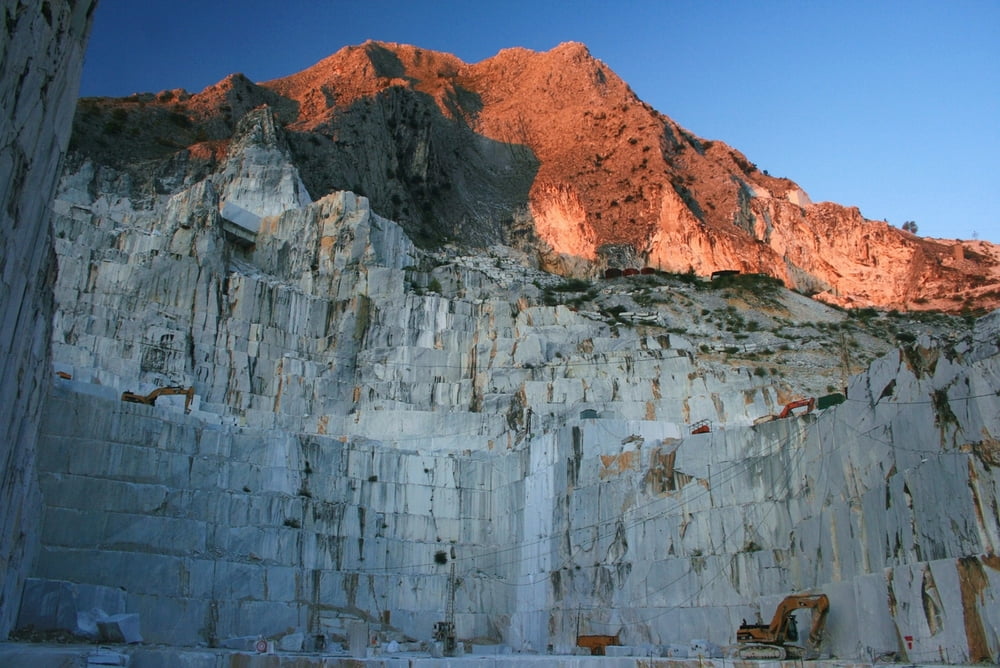Steinbrüche von Carrara , Apuanische Alpen und die Garfagnana 