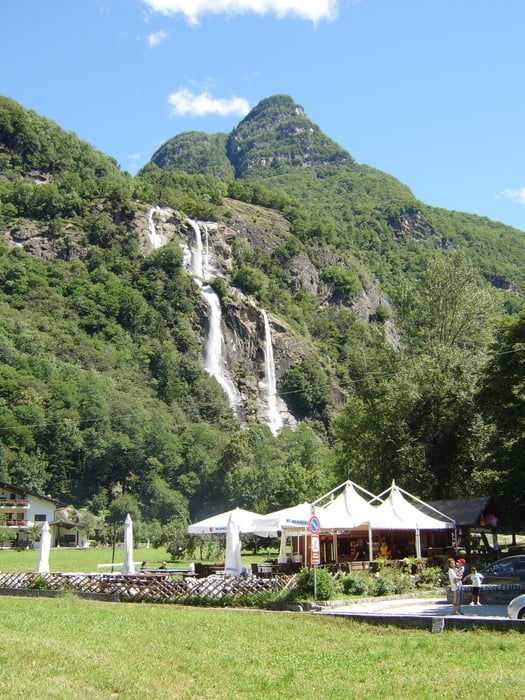 Wasserfälle Chiavenna Borgonuova