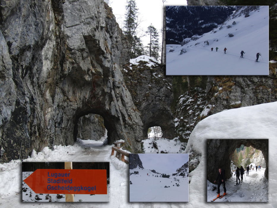 Schitour Stadelfeldschneid 2092m + Gsuchmauer 2116 m