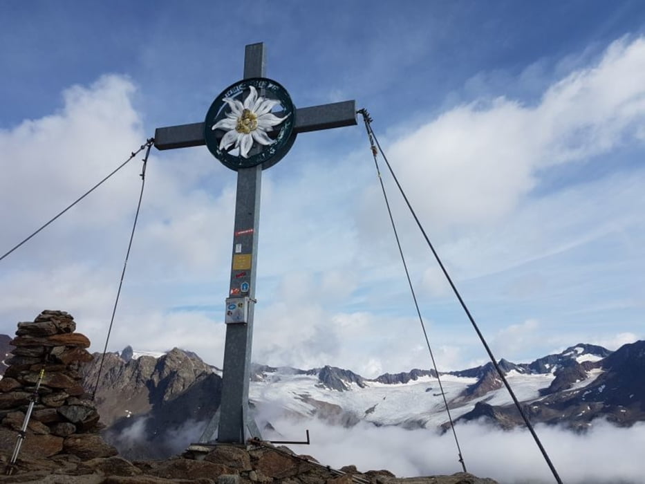 Hüttentour 2018 - Frühsporttour - Mittlere Guslarspitze