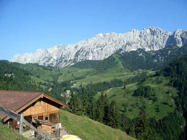 Wilder Kaiser - Von Kufstein über Aschenbrenner zur Kaindlhütte (downhill Trails)
