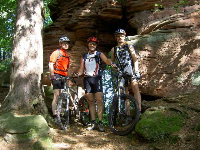 Pfalz Rundtour zu diversen Ruinen mit dem Bike Treff Niefern